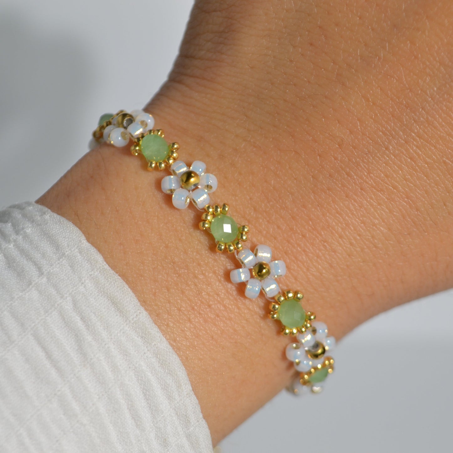 Soft Grass Bloom Bracelet