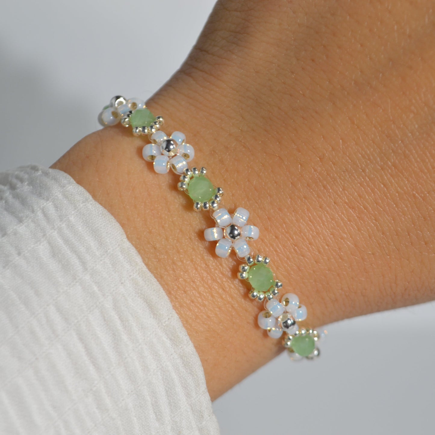 Soft Grass Bloom Bracelet
