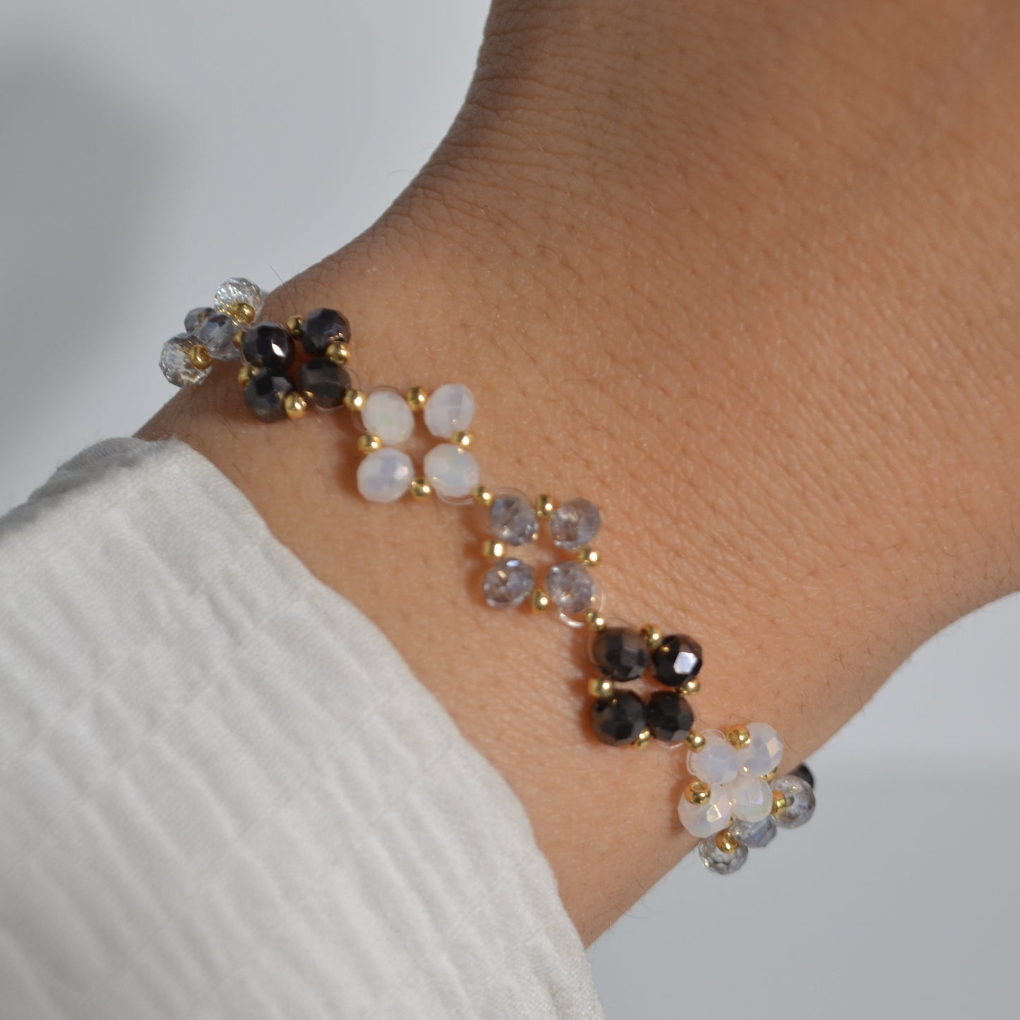 Luna Crystal Beaded Bracelet