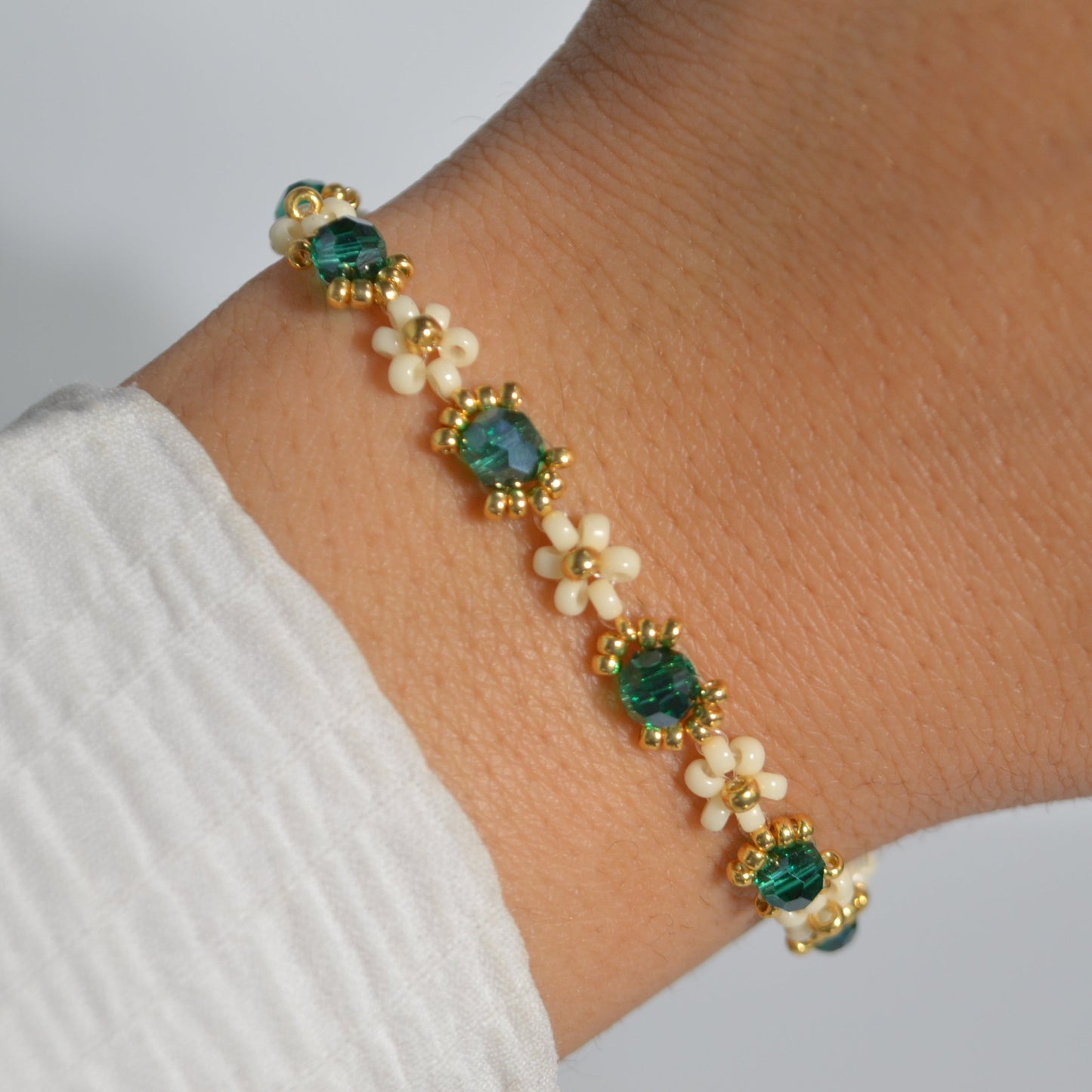 Imperial Green Blossom Bracelet