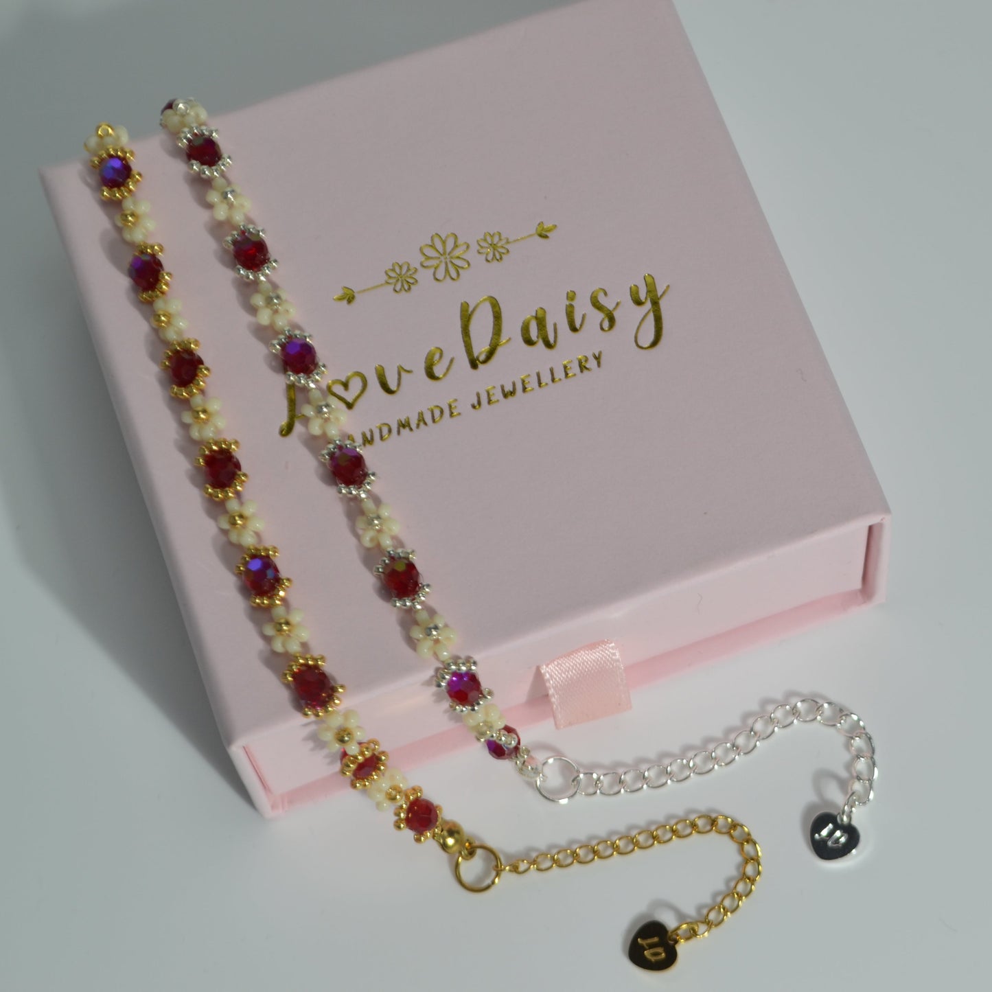 Ruby Blossom Bracelet