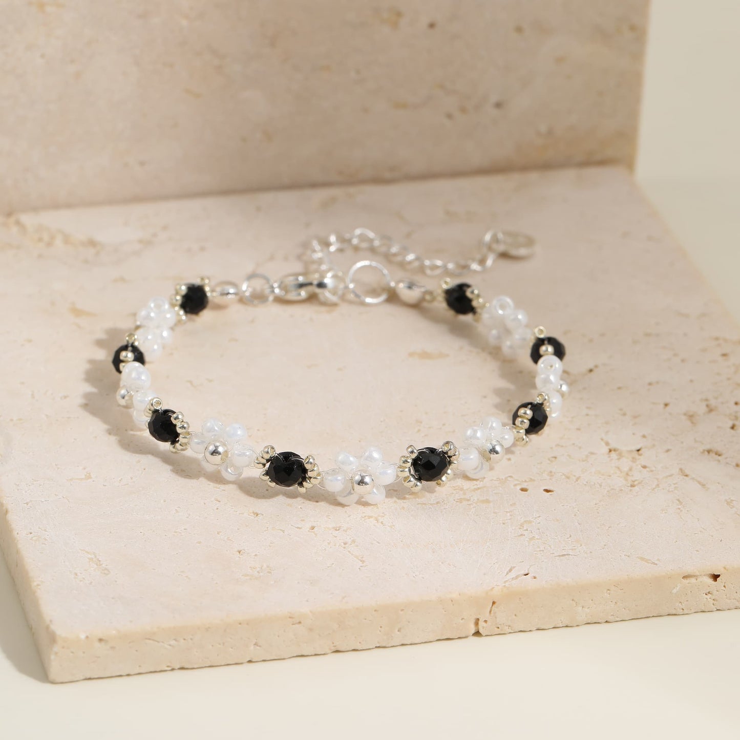 Black Bloom Bracelet