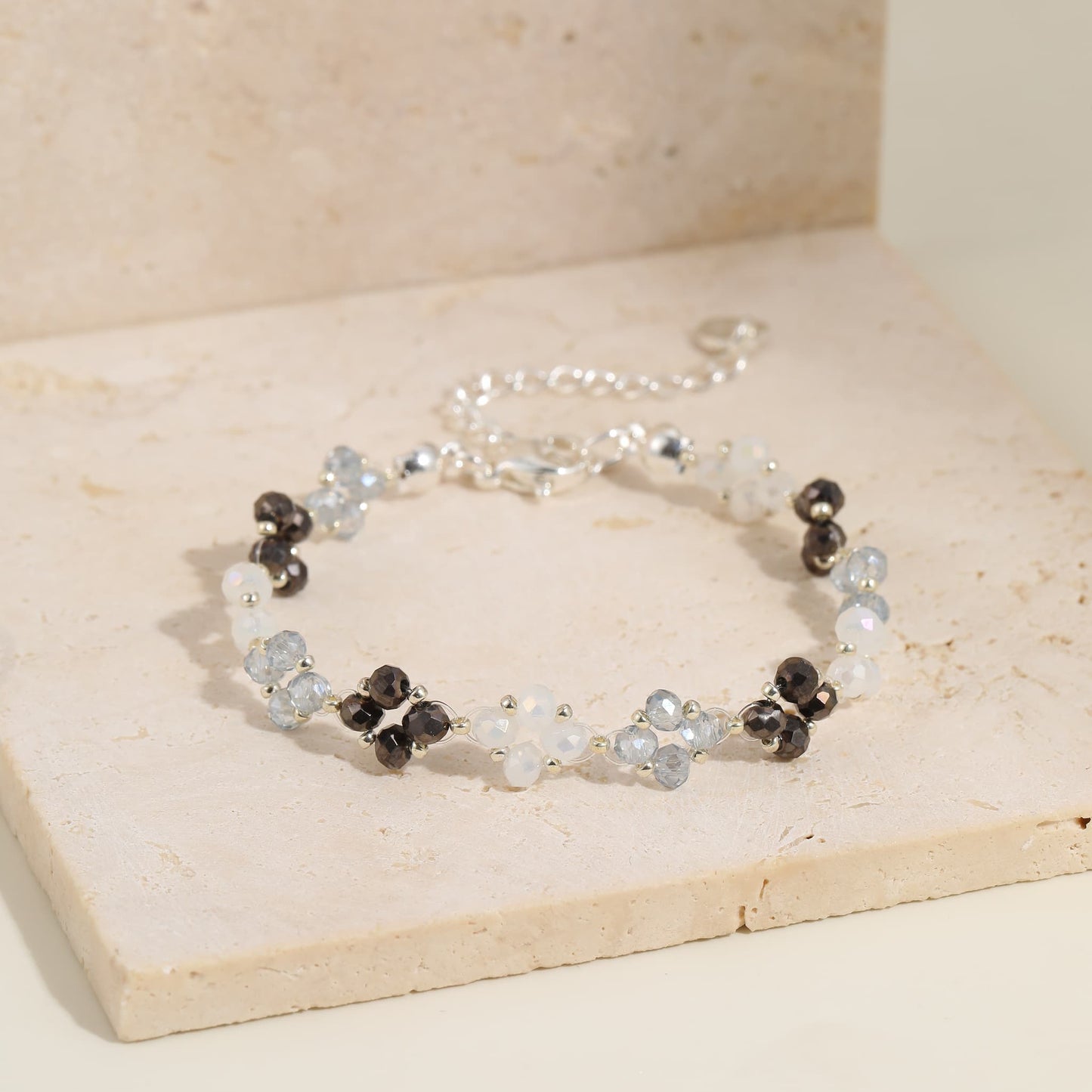 Luna Crystal Beaded Bracelet