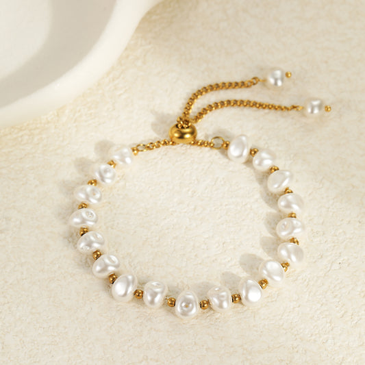 Salt Air Pearl Adjustable Bracelet