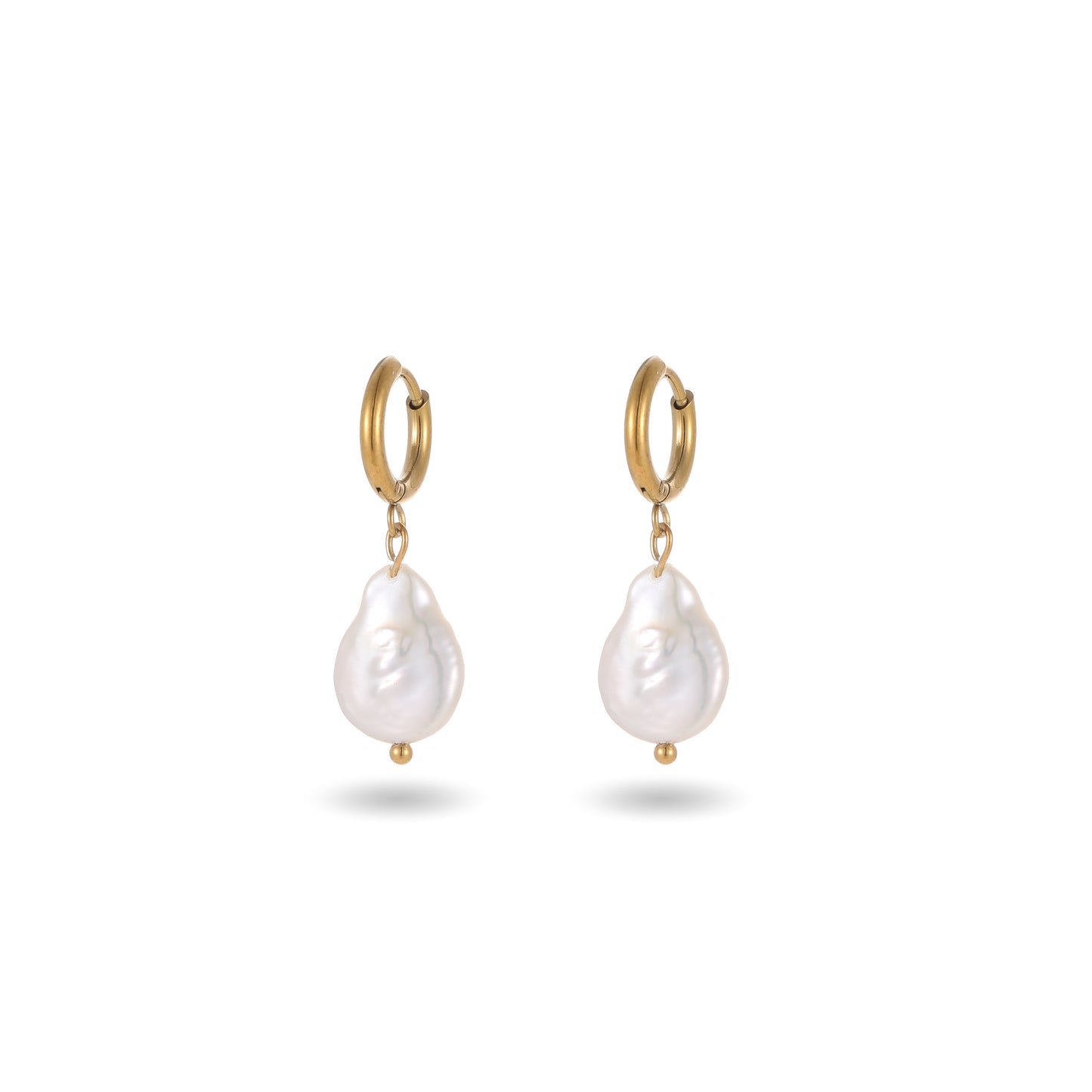 Havana Pearl Drop Earrings