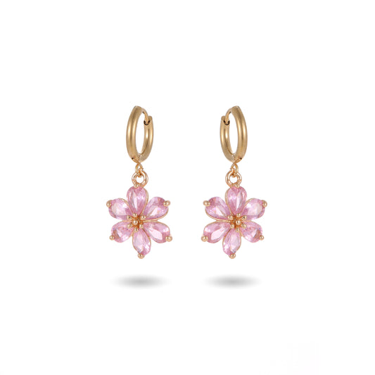 Cherry Blossom Huggy Earrings