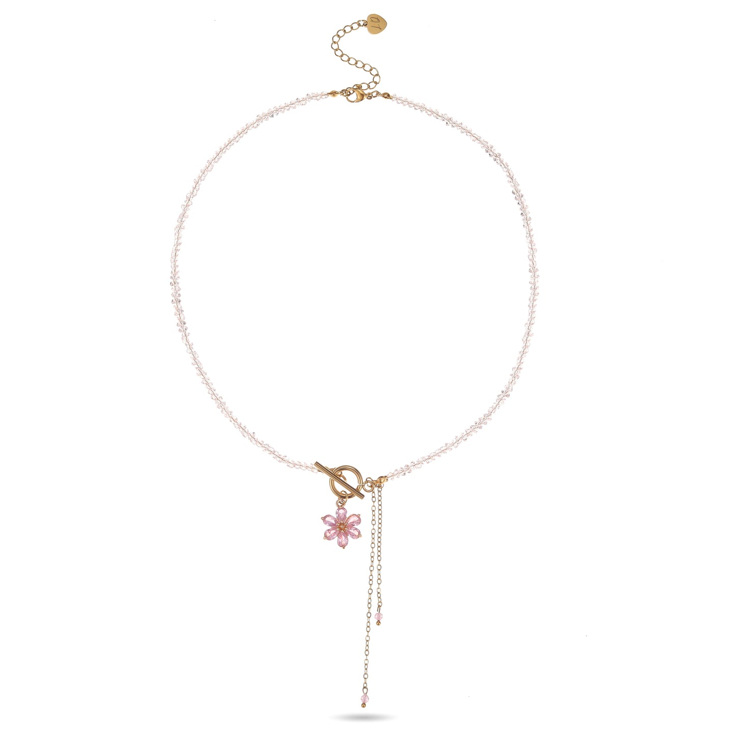 Cherry Blossom Lariat Necklace