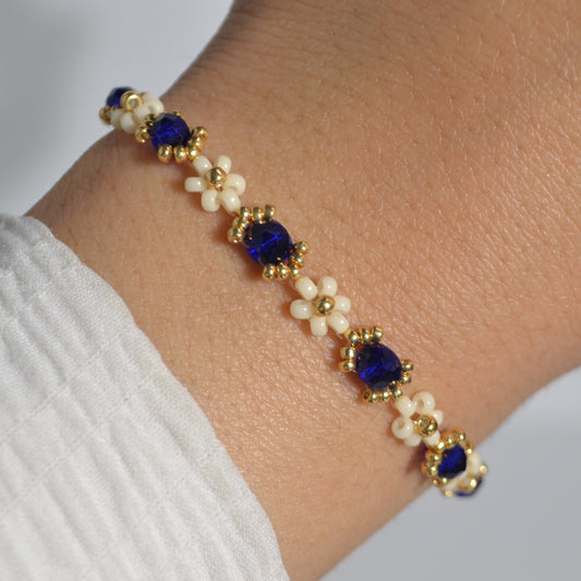 Regal Blue Blossom Bracelet