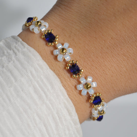 Regal Blue Bloom Bracelet
