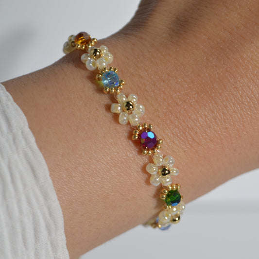 Rainbow Meadow Bloom Bracelet