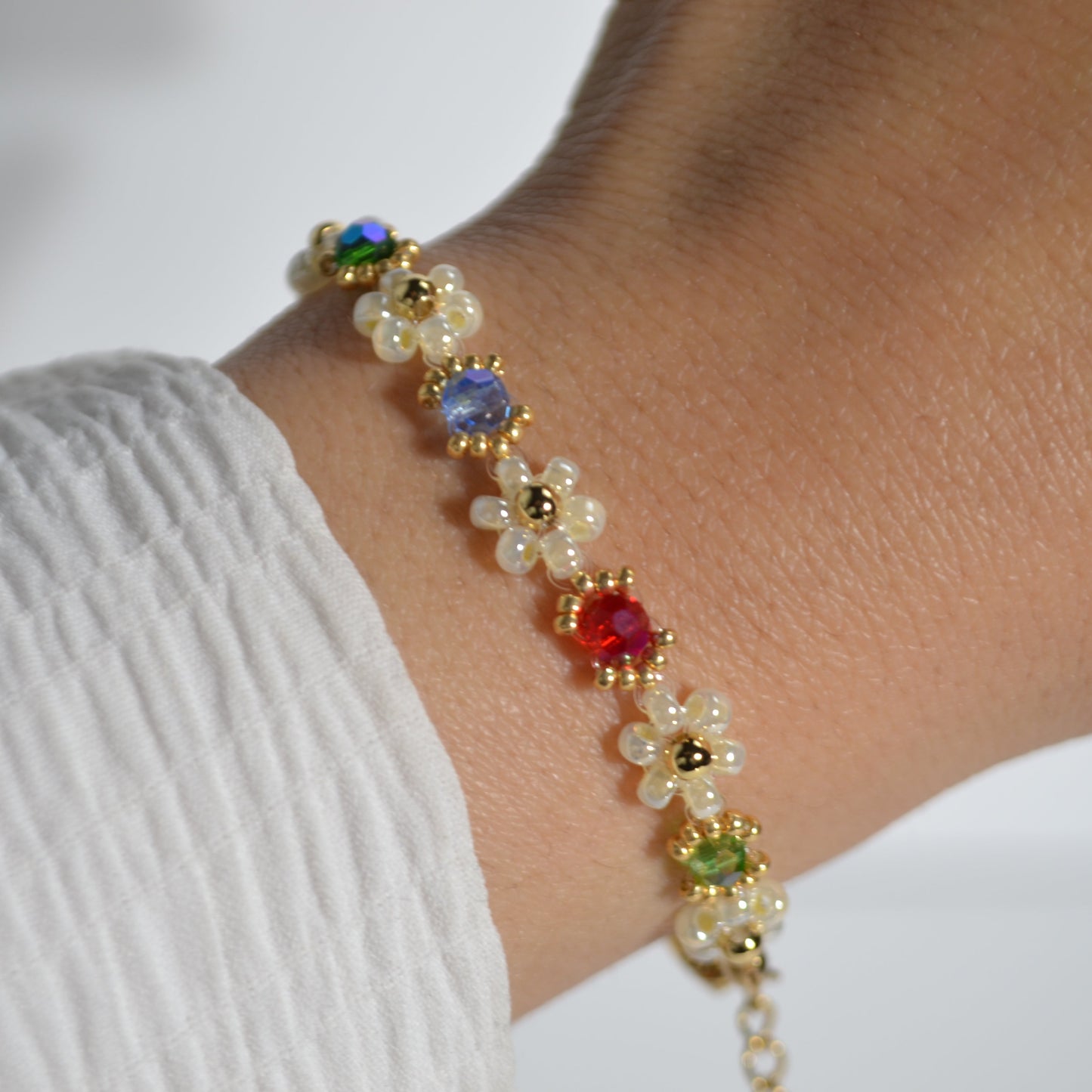 Rainbow Meadow Bloom Bracelet