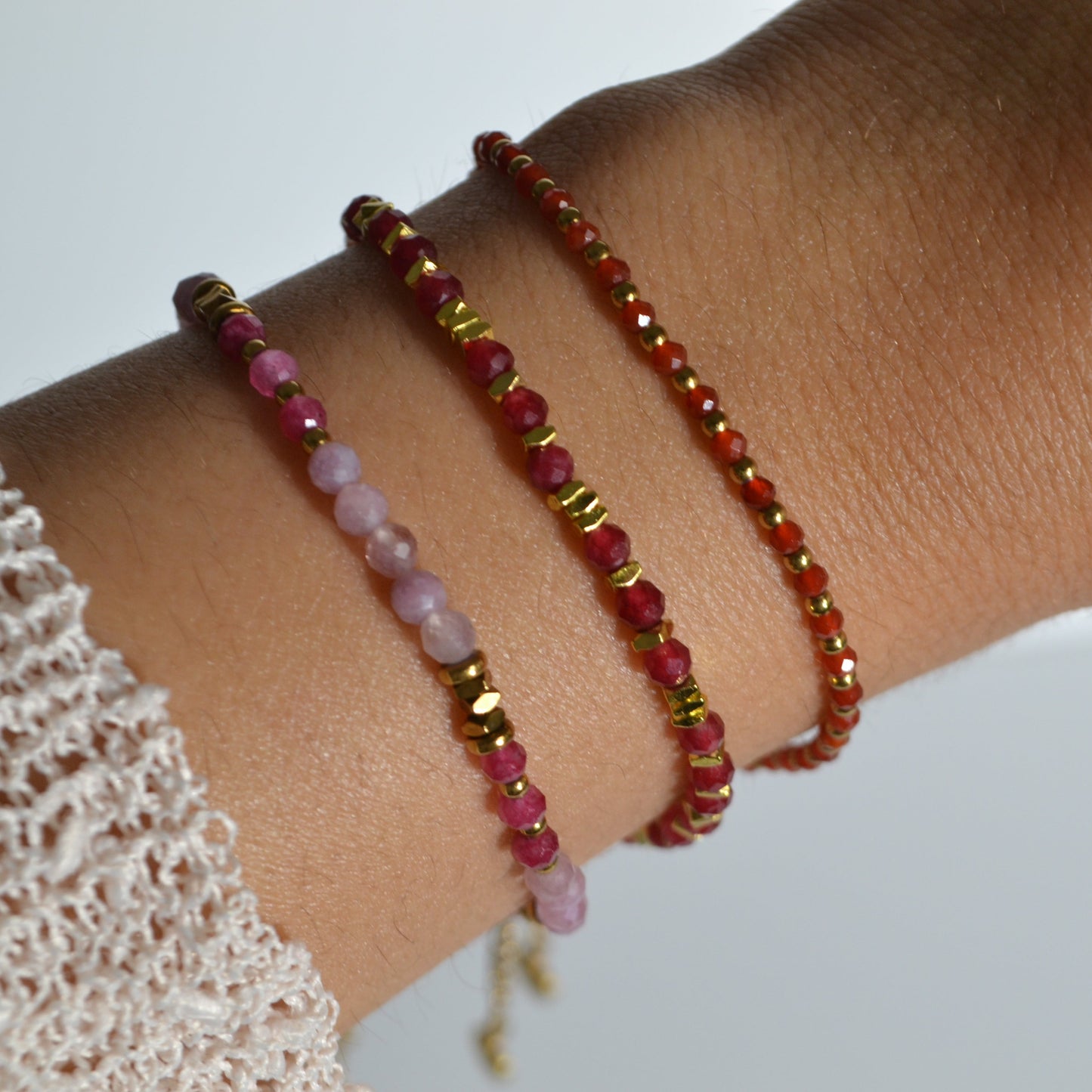 Forever Yours Natural Stone Beaded Bracelets
