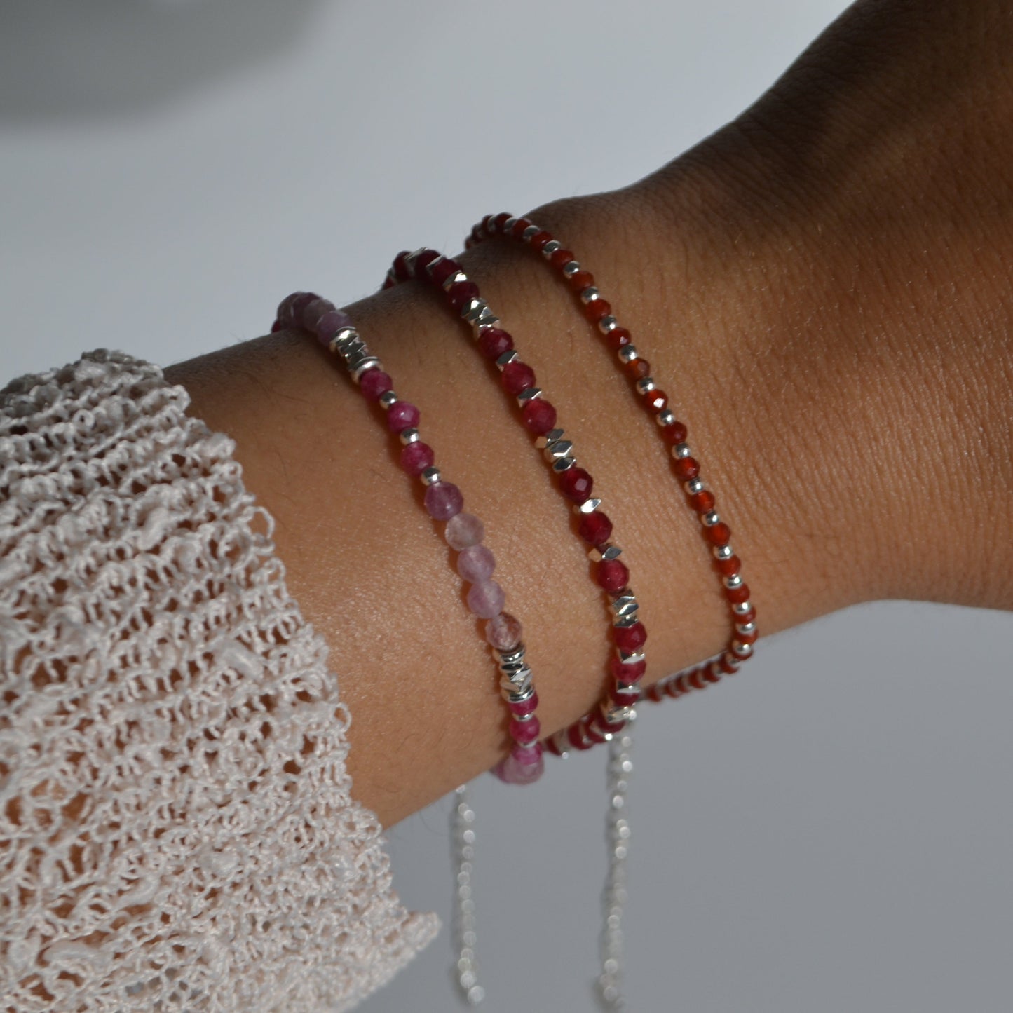 Forever Yours Natural Stone Beaded Bracelets
