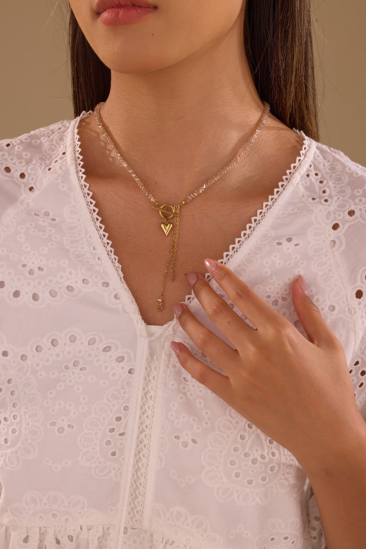 Golden Hour Lariat Necklace