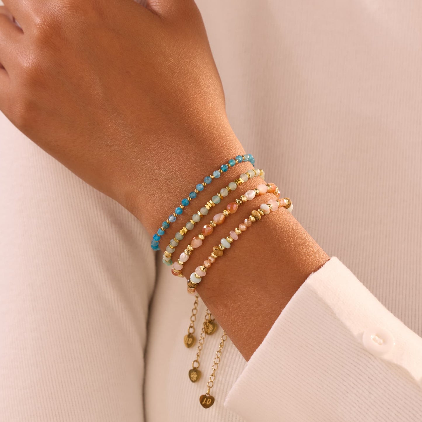 Natural Gemstone Beaded Bracelets