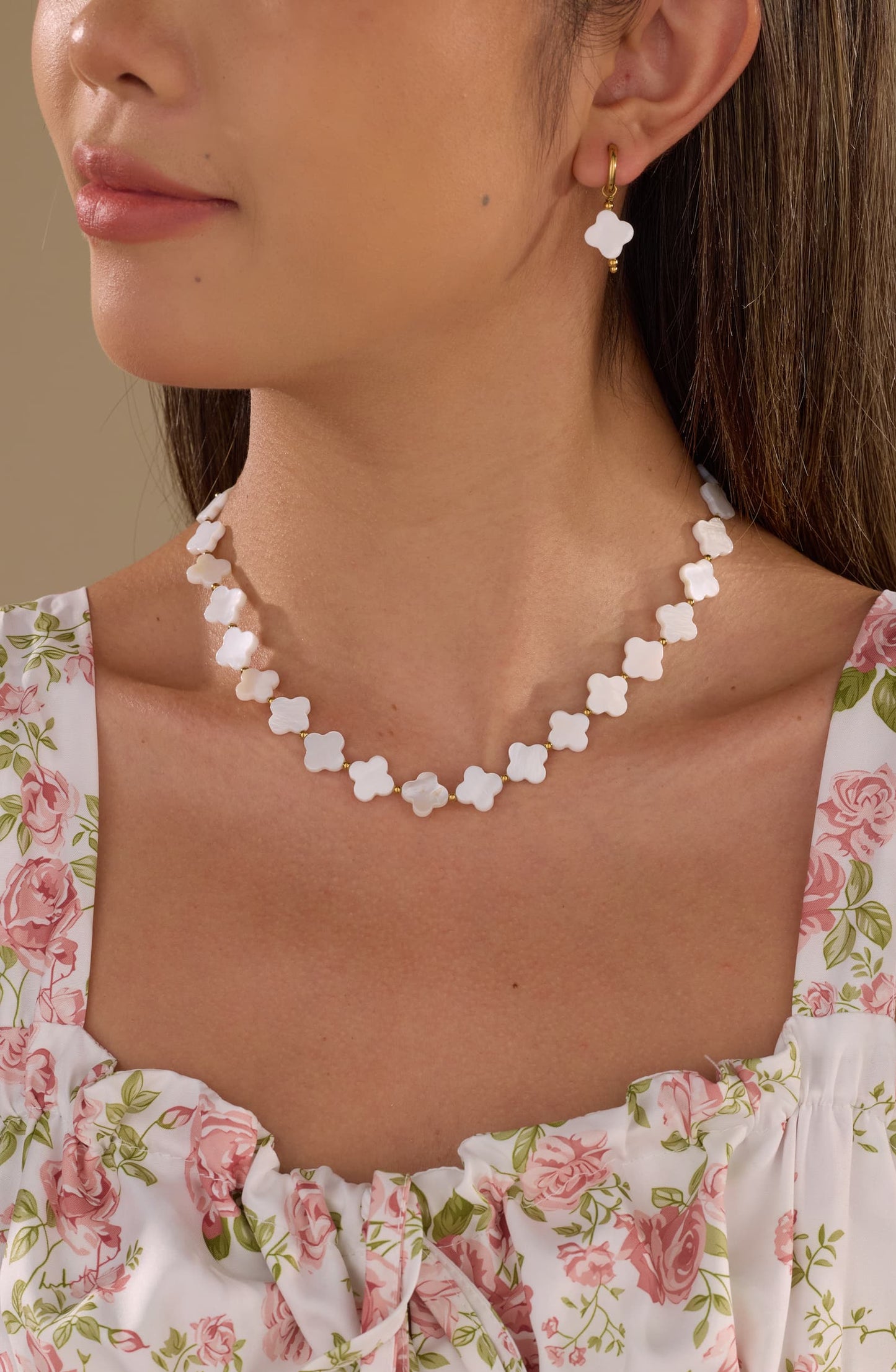 Santorini Clover Drop Earrings