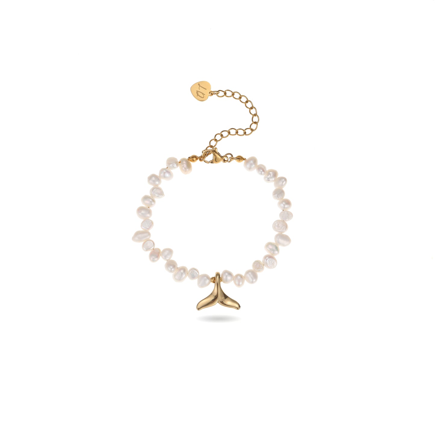 Sea Pebbles Pearl Bracelet
