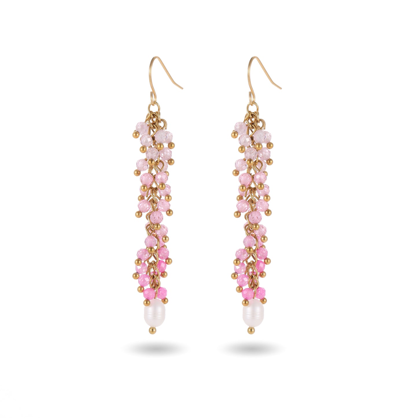 Wisteria Pearl Drop Earrings
