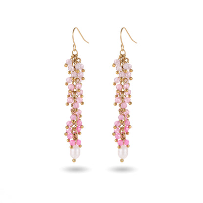 Wisteria Pearl Drop Earrings