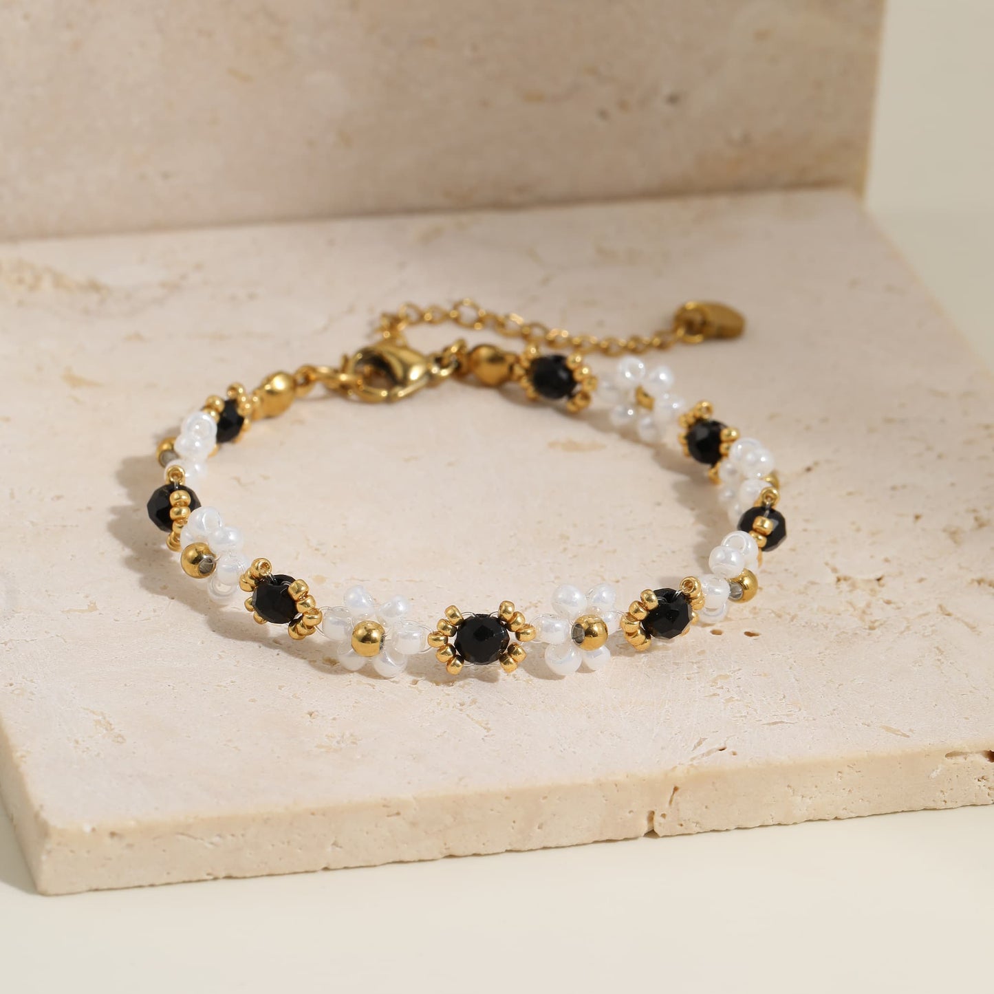 Black Bloom Bracelet
