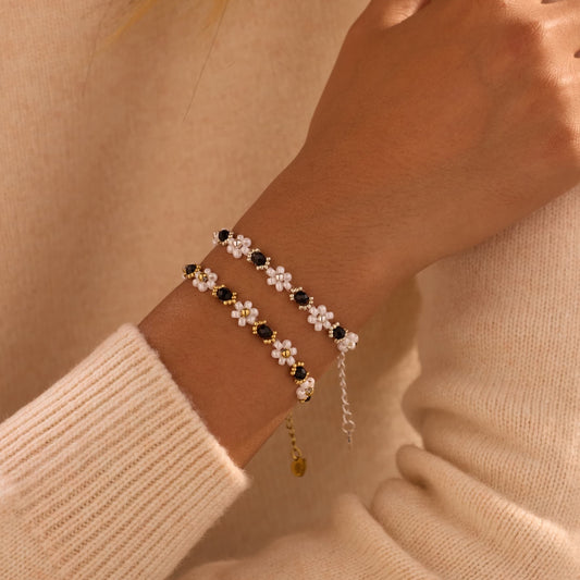 Black Bloom Bracelet