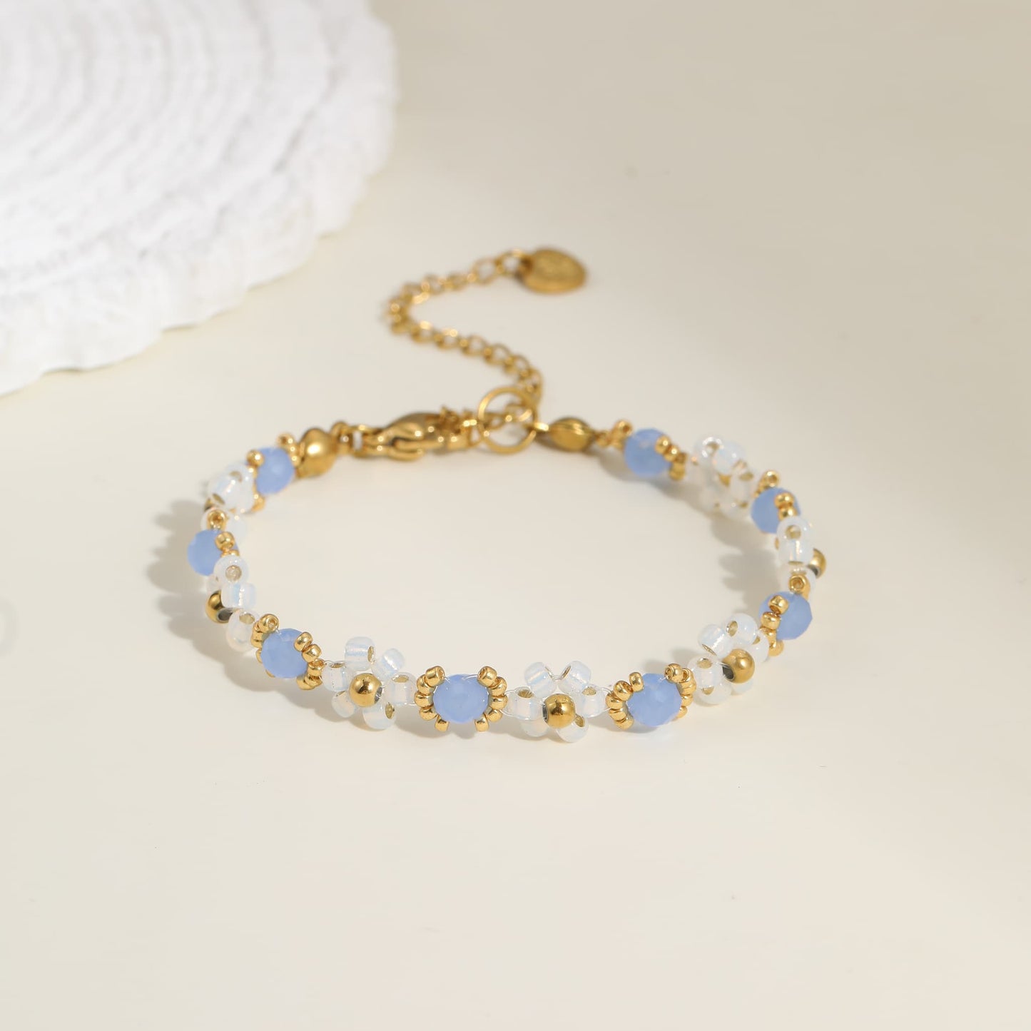 Icy Cotton Bloom Bracelet