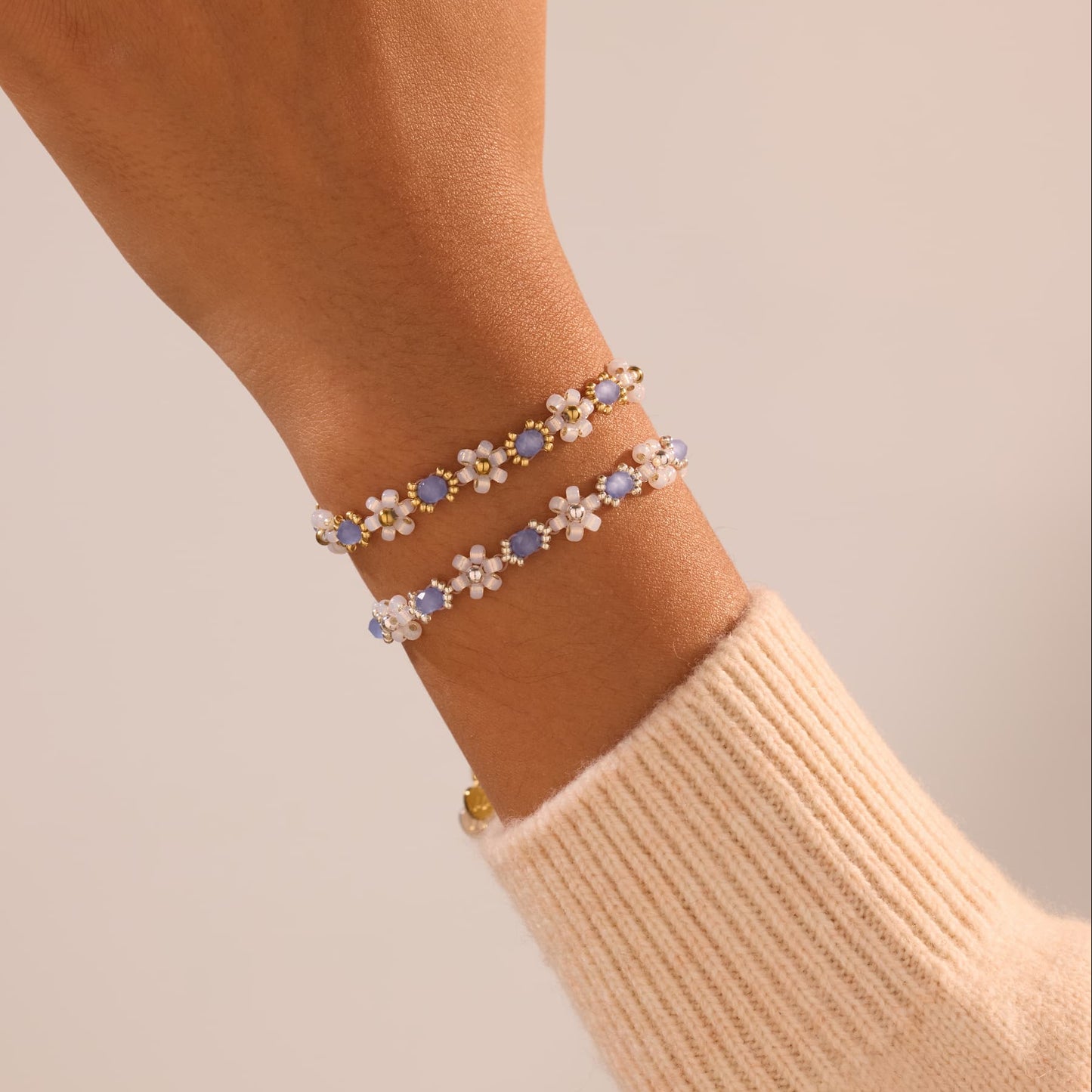 Icy Cotton Bloom Bracelet