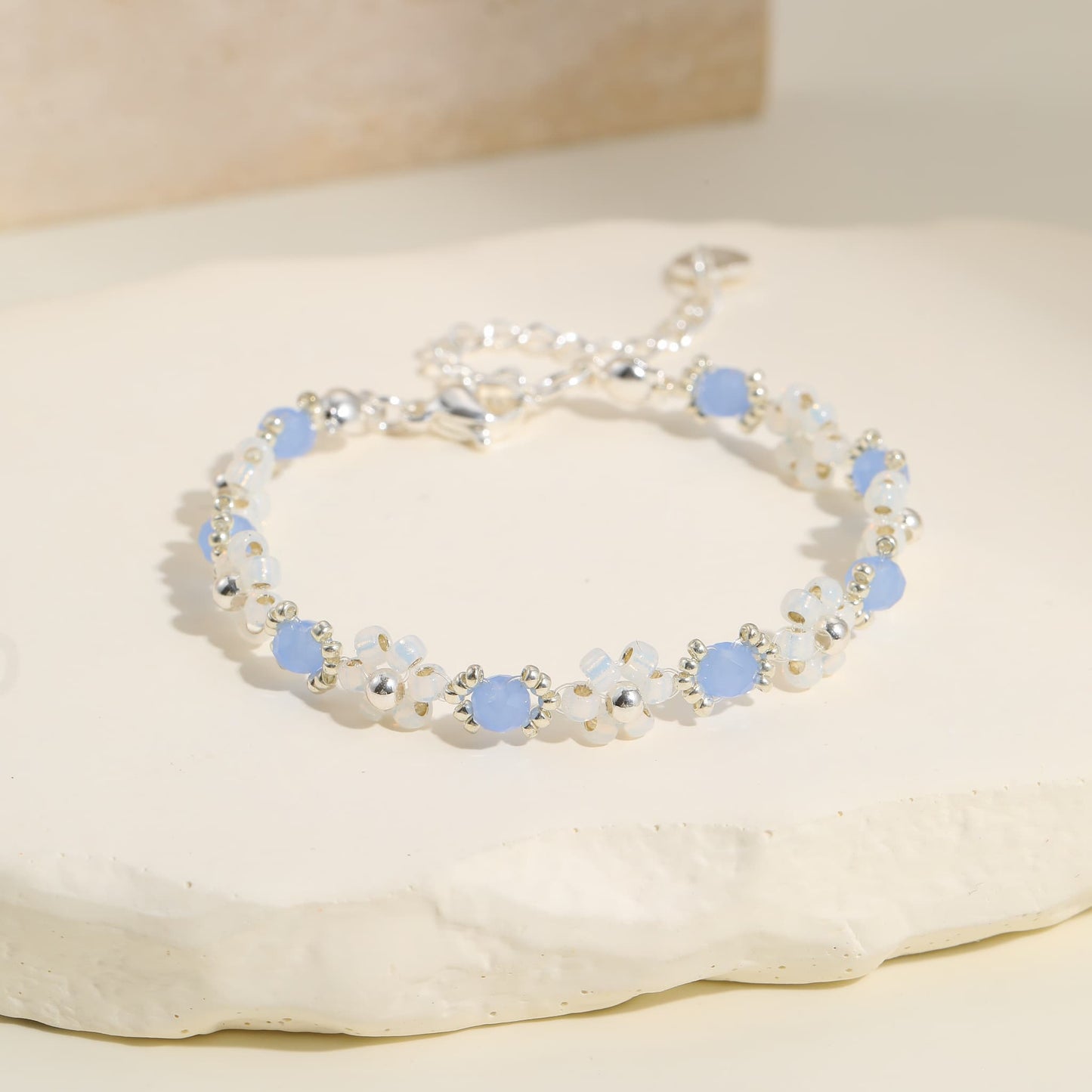 Icy Cotton Bloom Bracelet