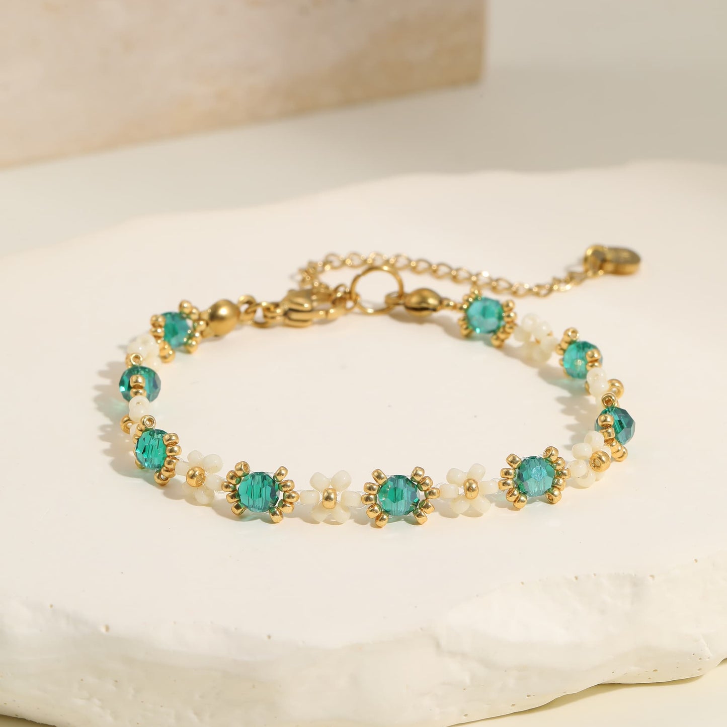 Imperial Green Blossom Bracelet