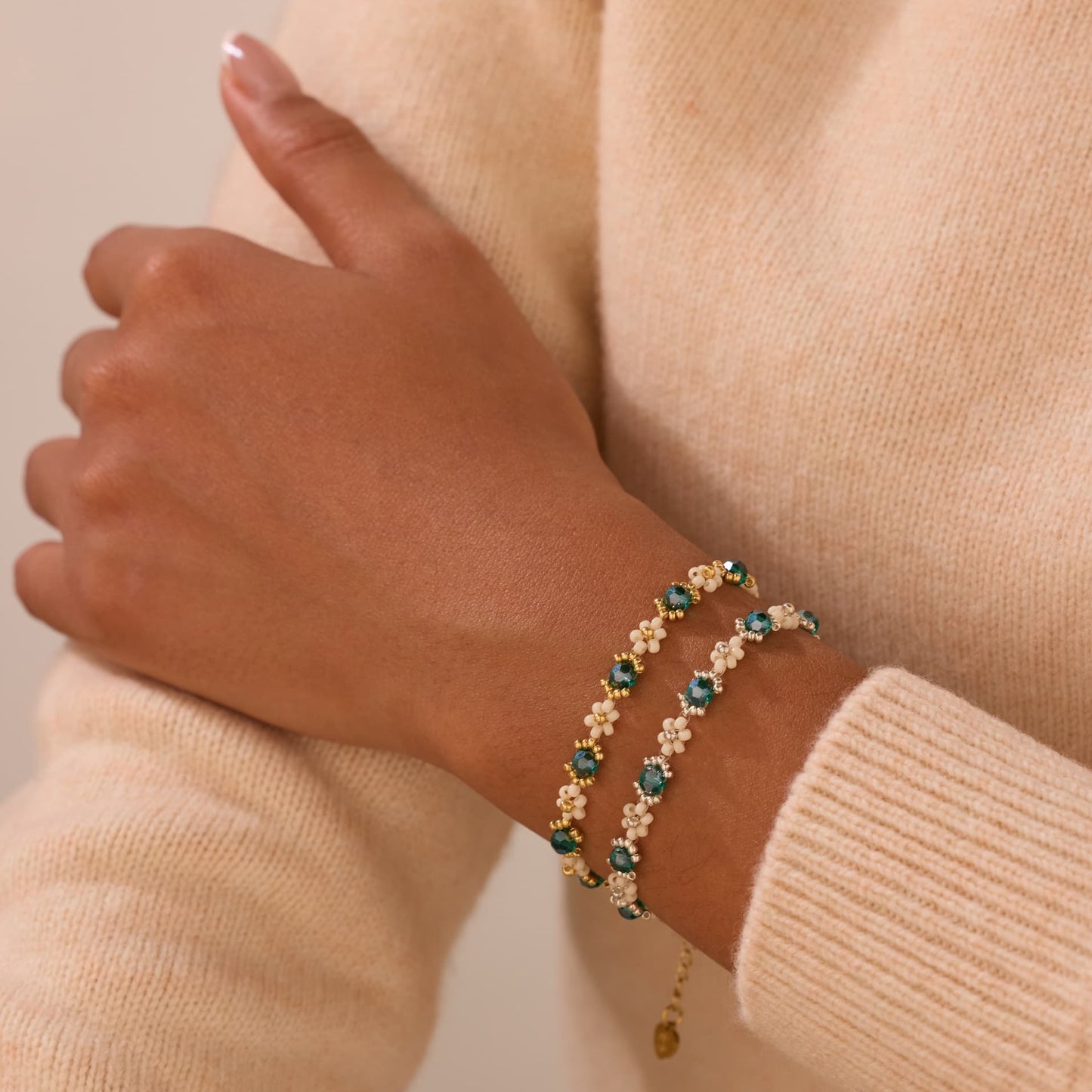 Imperial Green Blossom Bracelet