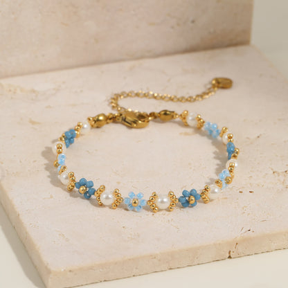 Pearl Blue Bracelet