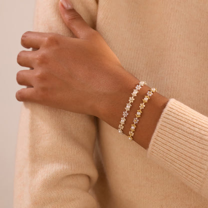 Pearl Daisy Bracelet