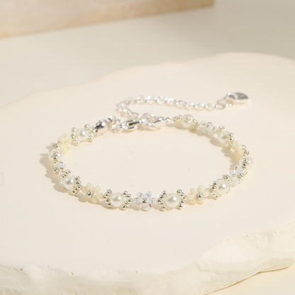 Pearl Daisy Bracelet