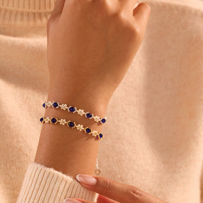 Regal Blue Blossom Bracelet