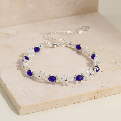 Regal Blue Bloom Bracelet