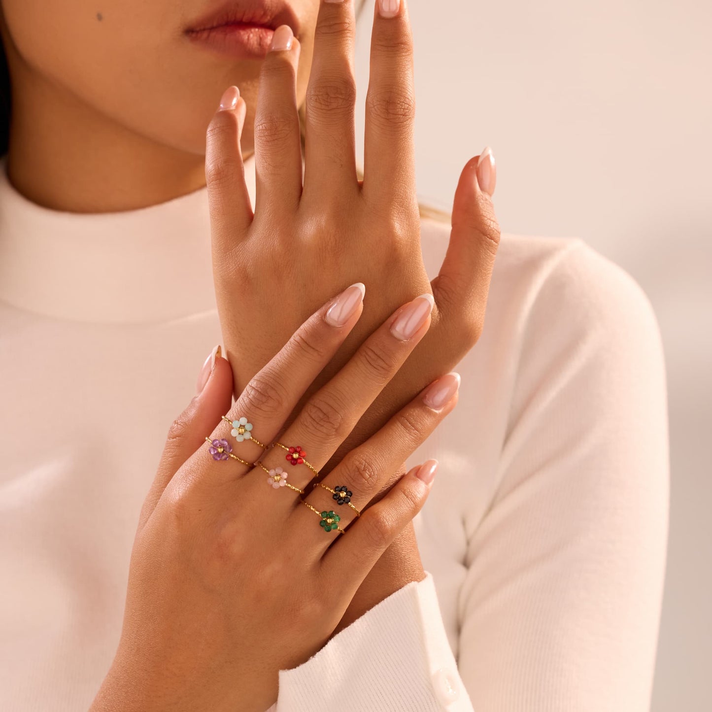 Daisy Adjustable Ring