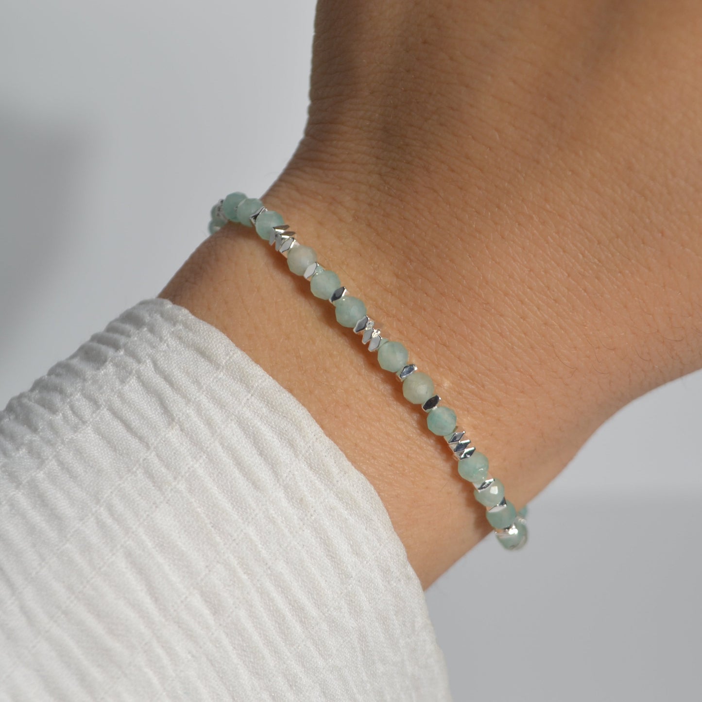 Amazonite Natural Stone Beaded Bracelet