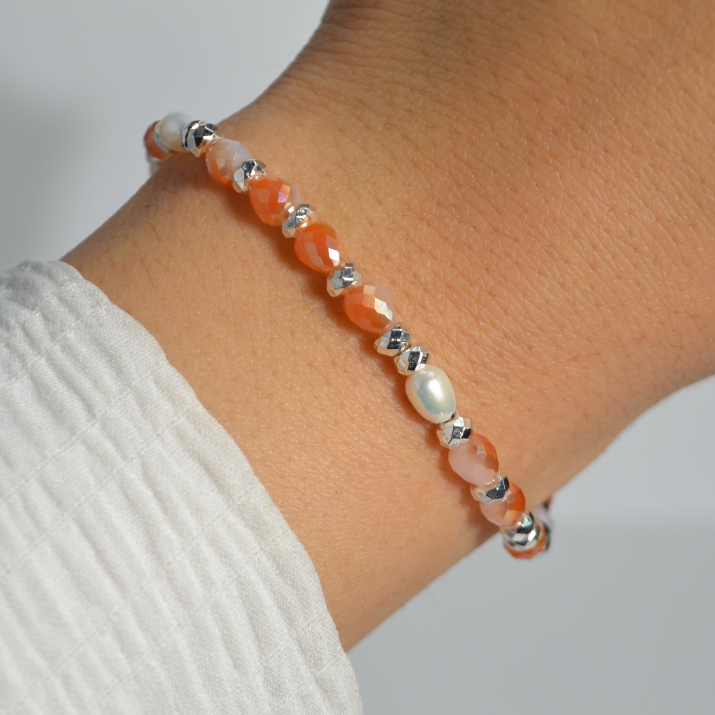 Freshwater Pearl Beaded Bracelet